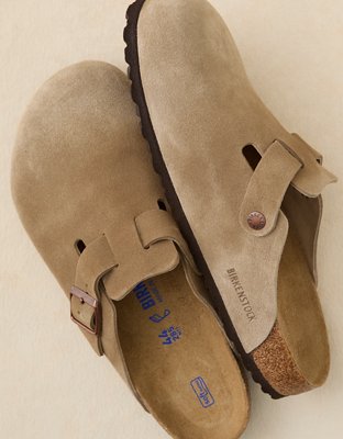 Birkenstock Men's Boston Soft Footbed Clog - Taupe