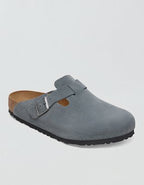 Birkenstock Men's Boston Soft Footbed Clog - Steel Blue