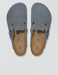 Birkenstock Men's Boston Soft Footbed Clog - Steel Blue