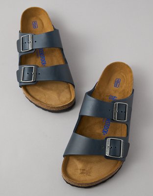 Birkenstock Men's Arizona Soft Footbed Sandal - Blue