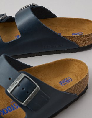 Birkenstock Men's Arizona Soft Footbed Sandal - Blue