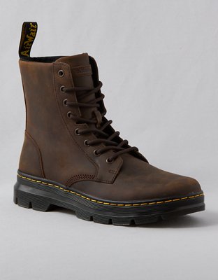 Dr. Martens Men's Combs Leather Casual Boots - Brown