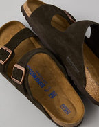Birkenstock Men's Arizona Suede Sandal - Brown