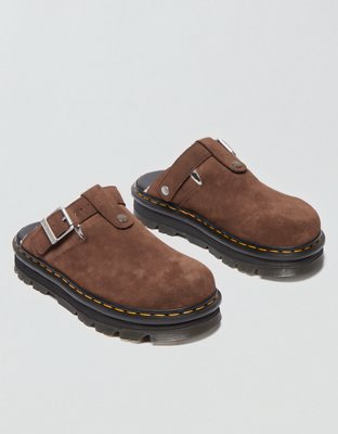 Dr. Martens Men's Zebzag Slingback Platform Mule Shoe - Brown