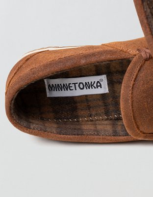 Minnetonka Tilden Slipper - Medium Brown