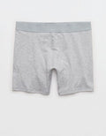 Superchill Cotton High Waisted Boyshort Underwear - Medium Heather Gray