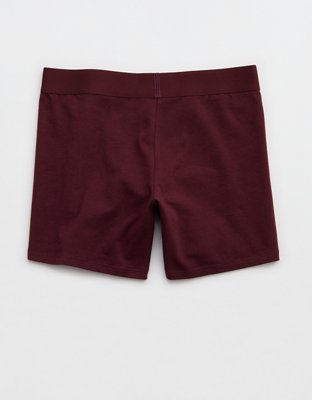 Superchill Cotton High Waisted Boyshort Underwear - Royal Berry