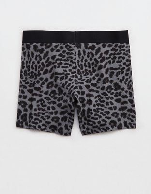 Superchill Cotton High Waisted Boyshort Underwear - Black