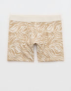 Superchill Cotton High Waisted Boyshort Underwear - Toasted Almond