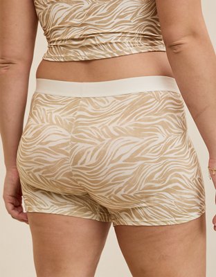 Superchill Cotton High Waisted Boyshort Underwear - Toasted Almond