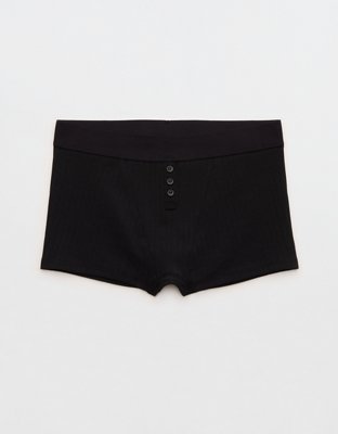 Superchill Cotton Rib Shortie Underwear - 15 Year Black Destroy