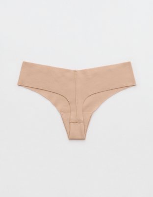 Superchill No Show Cotton Thong Underwear - Sands