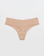 Superchill No Show Cotton Thong Underwear - Sands