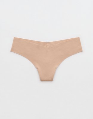 Superchill No Show Cotton Thong Underwear - Sands