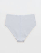 Superchill No Show Cotton Mid Rise Cheeky Underwear - Misty Sky