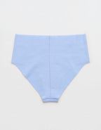 Superchill No Show Cotton Mid Rise Cheeky Underwear - Cloudy Blue