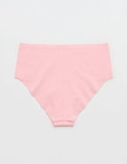 Superchill No Show Cotton Mid Rise Cheeky Underwear - Club Pink