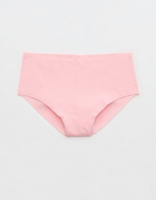 Superchill No Show Cotton Mid Rise Cheeky Underwear - Club Pink