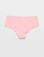 Superchill No Show Cotton Mid Rise Thong Underwear - Club Pink