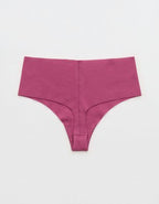 Superchill No Show Cotton Mid Rise Thong Underwear - Autumn Jam