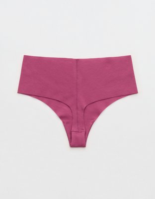 Superchill No Show Cotton Mid Rise Thong Underwear - Autumn Jam