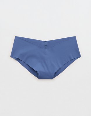 SMOOTHEZ No Show Cheeky Underwear - Marbled Blue