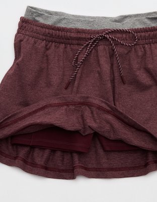 OFFLINE By Aerie Weekend Away Layered Waistband Skort - Royal Berry