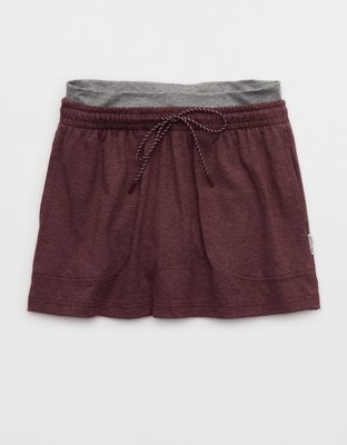 OFFLINE By Aerie Weekend Away Layered Waistband Skort - Royal Berry