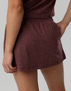 OFFLINE By Aerie Weekend Away Layered Waistband Skort - Royal Berry