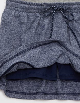 OFFLINE By Aerie Weekend Away Layered Waistband Skort - Royal Navy