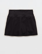 OFFLINE By Aerie The Hugger Drawcord Mini Skort - True Black