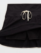 OFFLINE By Aerie The Hugger Drawcord Mini Skort - True Black
