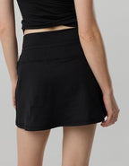 OFFLINE By Aerie The Hugger Drawcord Mini Skort - True Black