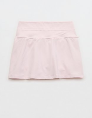 OFFLINE By Aerie The Hugger Drawcord Mini Skort - Pink Petal