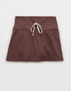 OFFLINE By Aerie The Hugger Drawcord Mini Skort - Relic