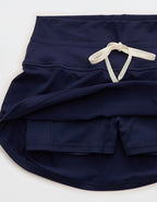OFFLINE By Aerie The Hugger Drawcord Mini Skort - Royal Navy