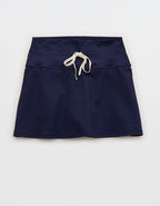 OFFLINE By Aerie The Hugger Drawcord Mini Skort - Royal Navy