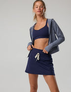 OFFLINE By Aerie The Hugger Drawcord Mini Skort - Royal Navy