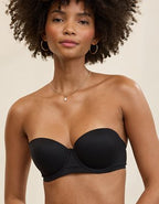Sunnie Strapless Lightly Lined Bra - True Black