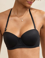 Sunnie Strapless Lightly Lined Bra - True Black