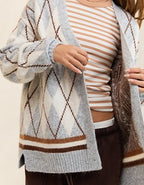 Aerie Oversized Grandpa Cardigan - Smoked Gray