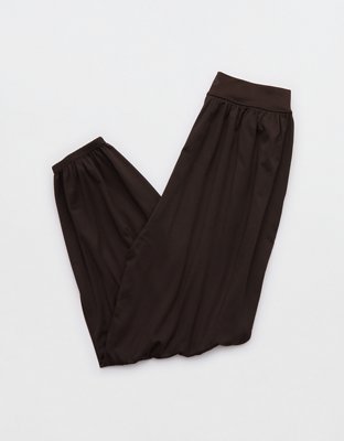 OFFLINE By Aerie The Hugger Go With The Flow Baggy Jogger - Deep Earth