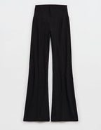 OFFLINE By Aerie Real Me XTRA Rib Cropped Kick Flare Legging - True Black