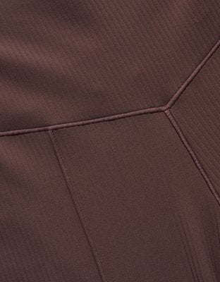 OFFLINE By Aerie Real Me XTRA Rib Cropped Kick Flare Legging - Relic