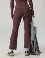 OFFLINE By Aerie Real Me XTRA Rib Cropped Kick Flare Legging - Relic