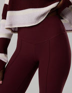 OFFLINE By Aerie Real Me XTRA Rib Cropped Kick Flare Legging - Royal Berry