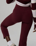 OFFLINE By Aerie Real Me XTRA Rib Cropped Kick Flare Legging - Royal Berry