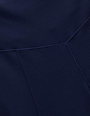 OFFLINE By Aerie Real Me XTRA Rib Cropped Kick Flare Legging - Royal Navy