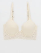 Sunnie Bloom Lace Full Coverage Lightly Lined Bra - Vintage Vanilla